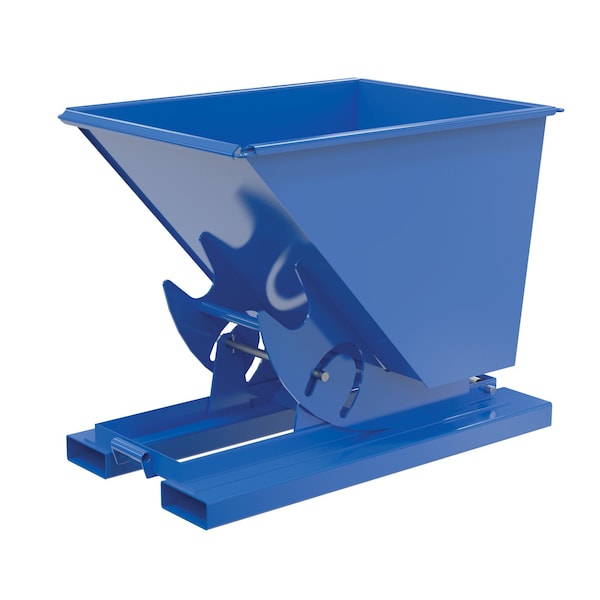 HOPPER W/O BUMP & DUMP LD .50 CU 2K BLUE